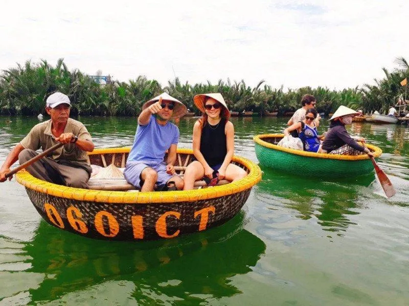 Discover Hoi An Coconut Forest by Basket Boat 