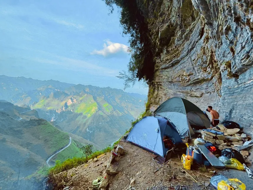 Camping is one of the most fun activities when learning What to Do in Ha Giang, Vietnam