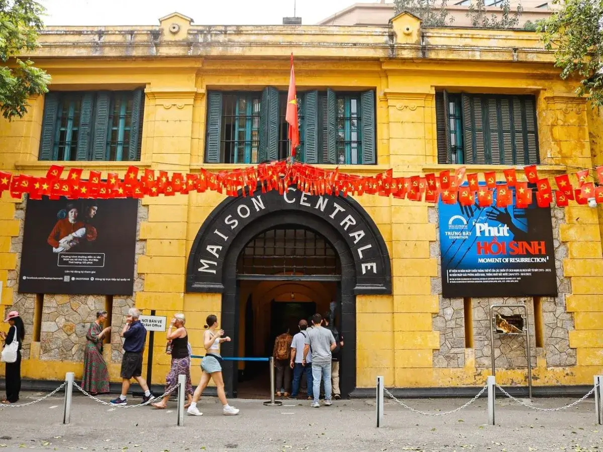 Hoa Lo prison now has an area of ​​about 2,434 square meters